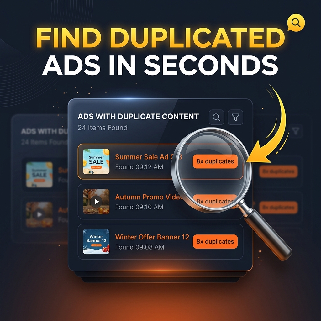 Find Duplicated Ads